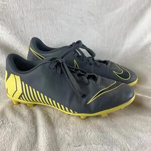 Nike Jr Mercurial Vapor 12 Club Soccer Cleats AH7350-070 Dark Grey Sz 6Y Shoes​